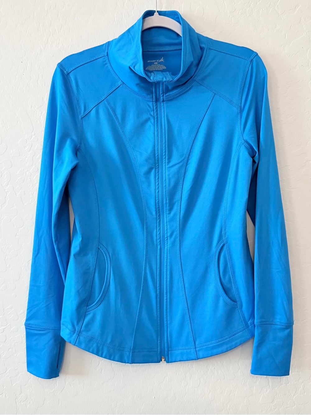 Exerted Bright Blue Full-Zip Active Jacket